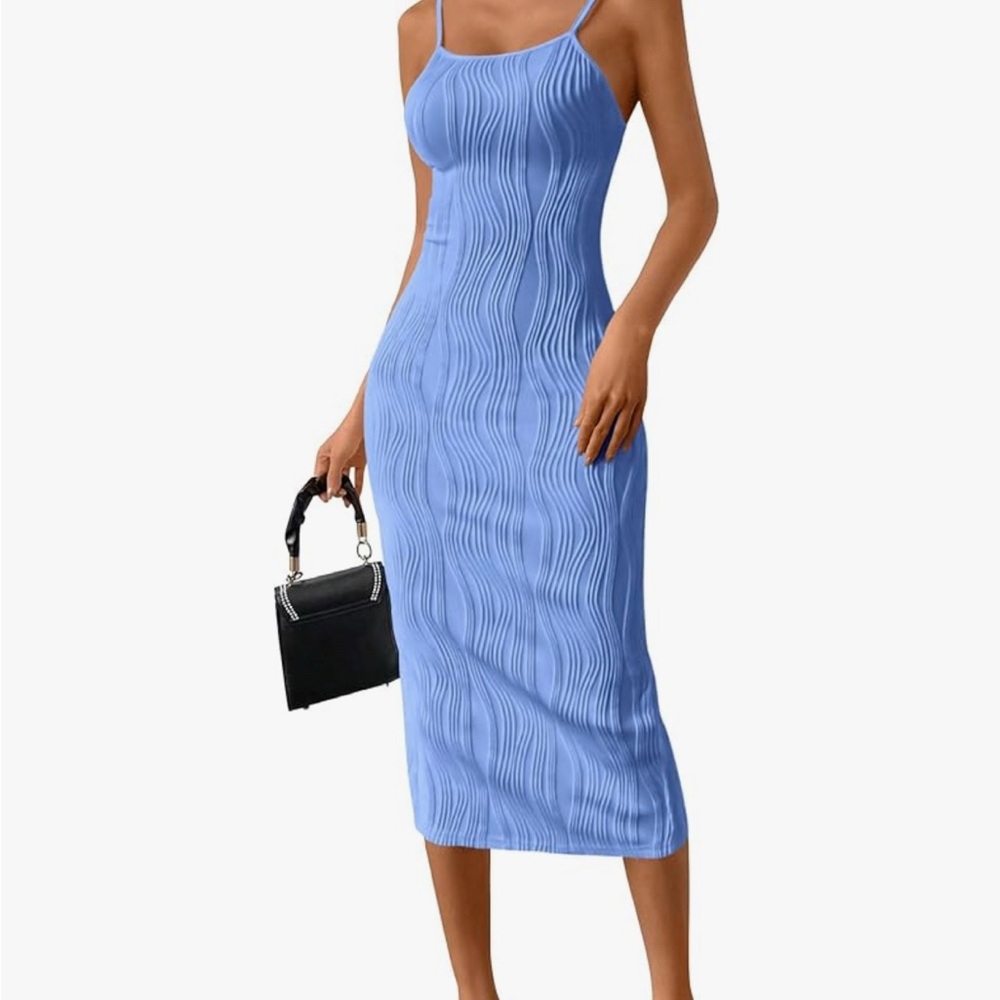 Elegant Blue bodycon dress NWT